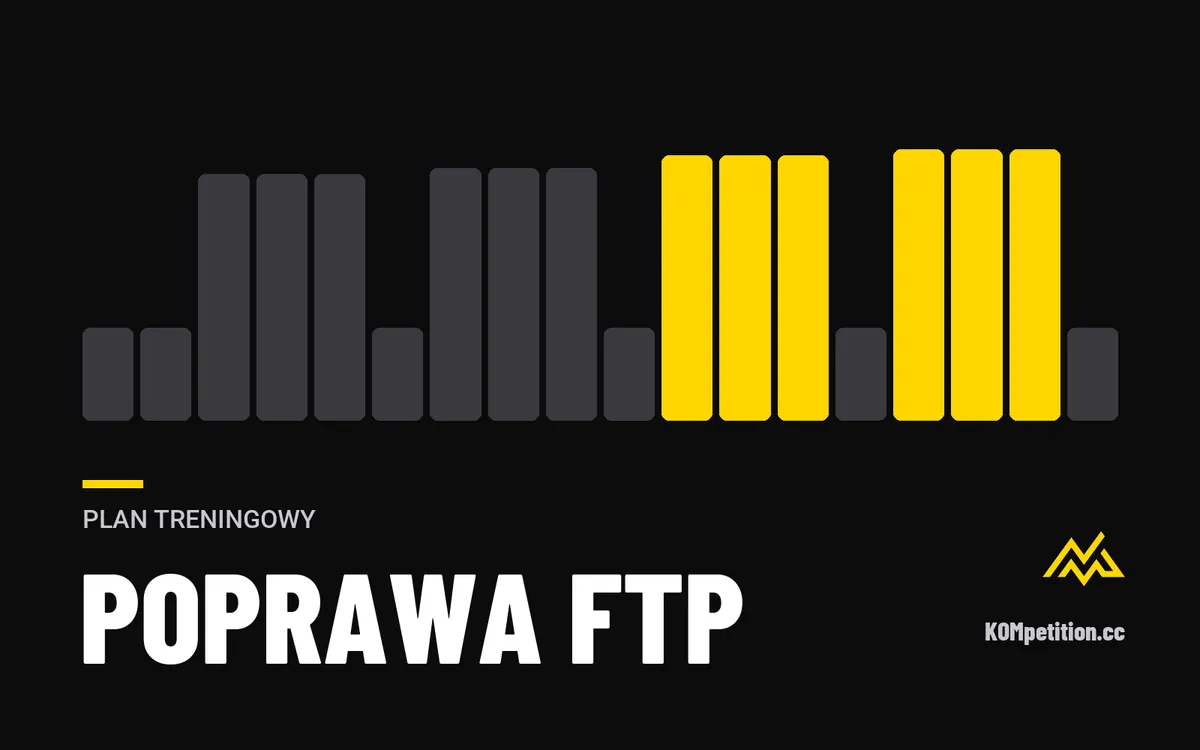 Okładka: Poprawa FTP – plan treningowy KOMpetition